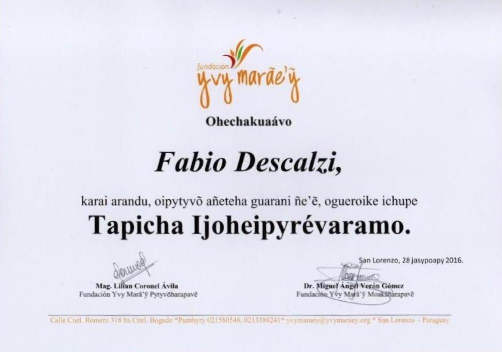 Tapicha Ijoheipyrévamo Yvy Marae'y