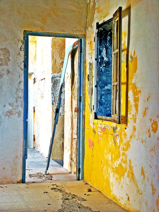 Abandoned Architecture Old Empty Wall Building