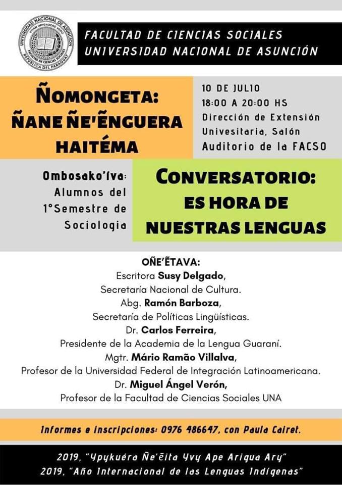 Conversatorio lenguas Paraguay
